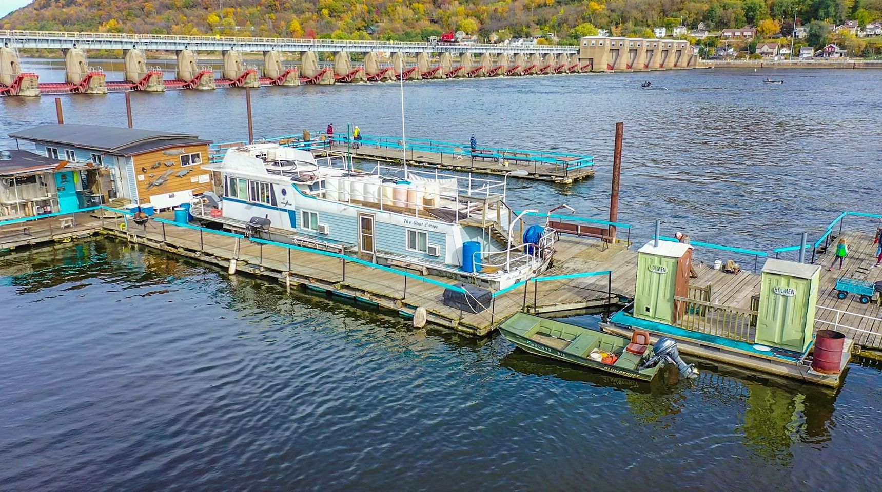 Great Alma Fishing Float Travel Wisconsin